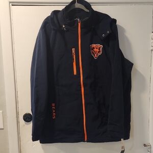 NFL Navy and Orange Men's Jacket